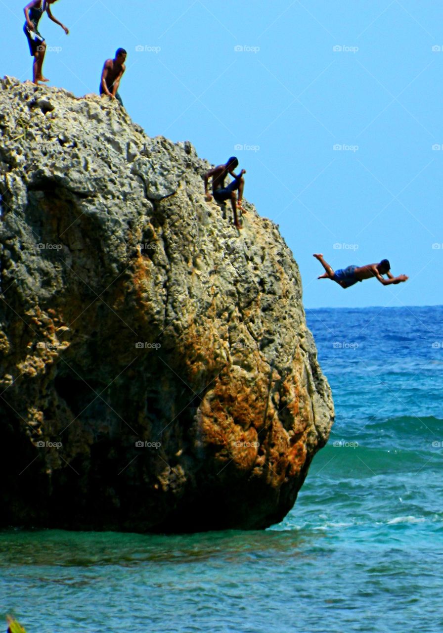  Jumping from a cliff into the Caribbean - People fear things or situations that make them feel unsafe or unsure