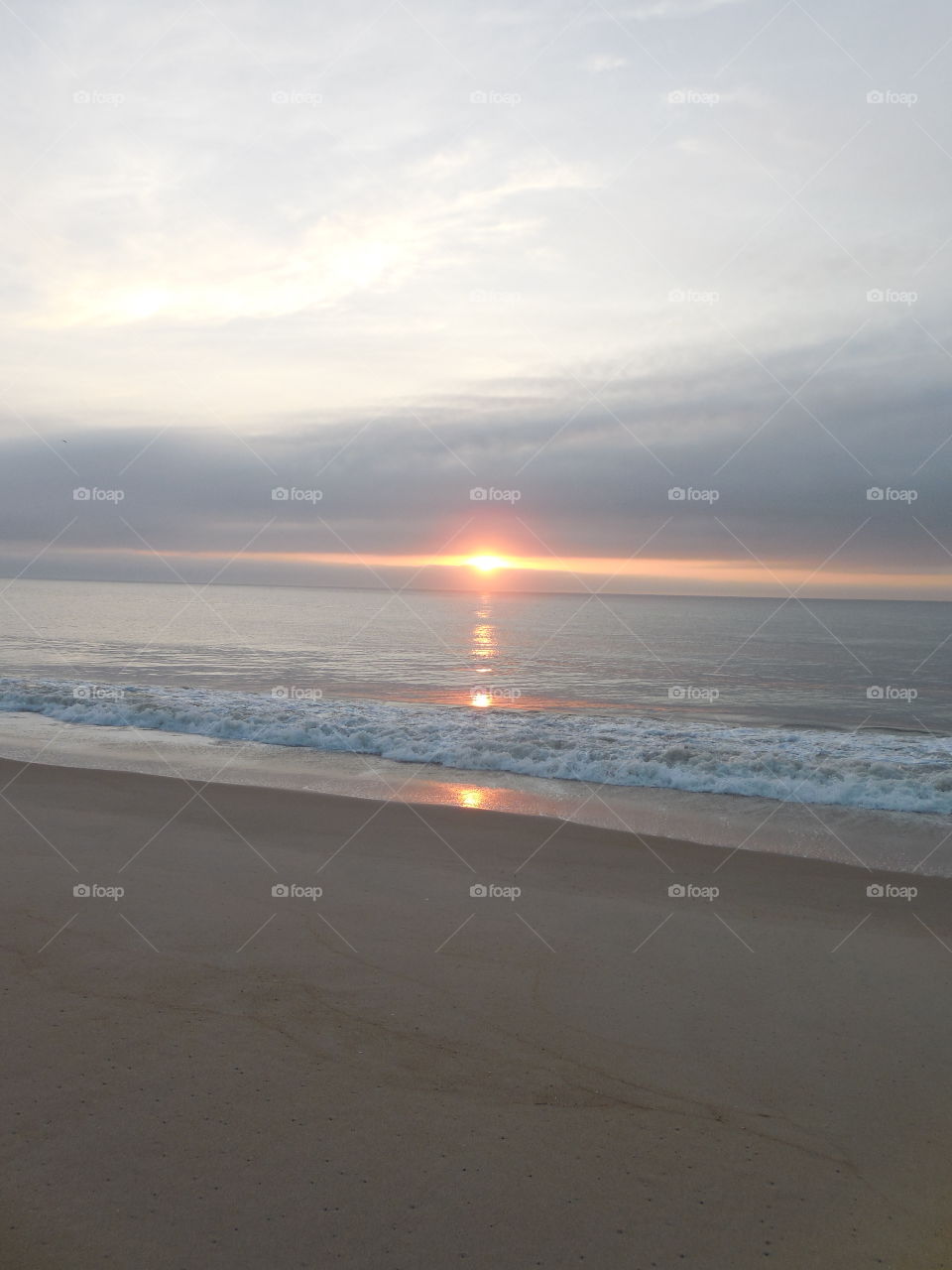 sunrise on Dewey Beach Delaware
