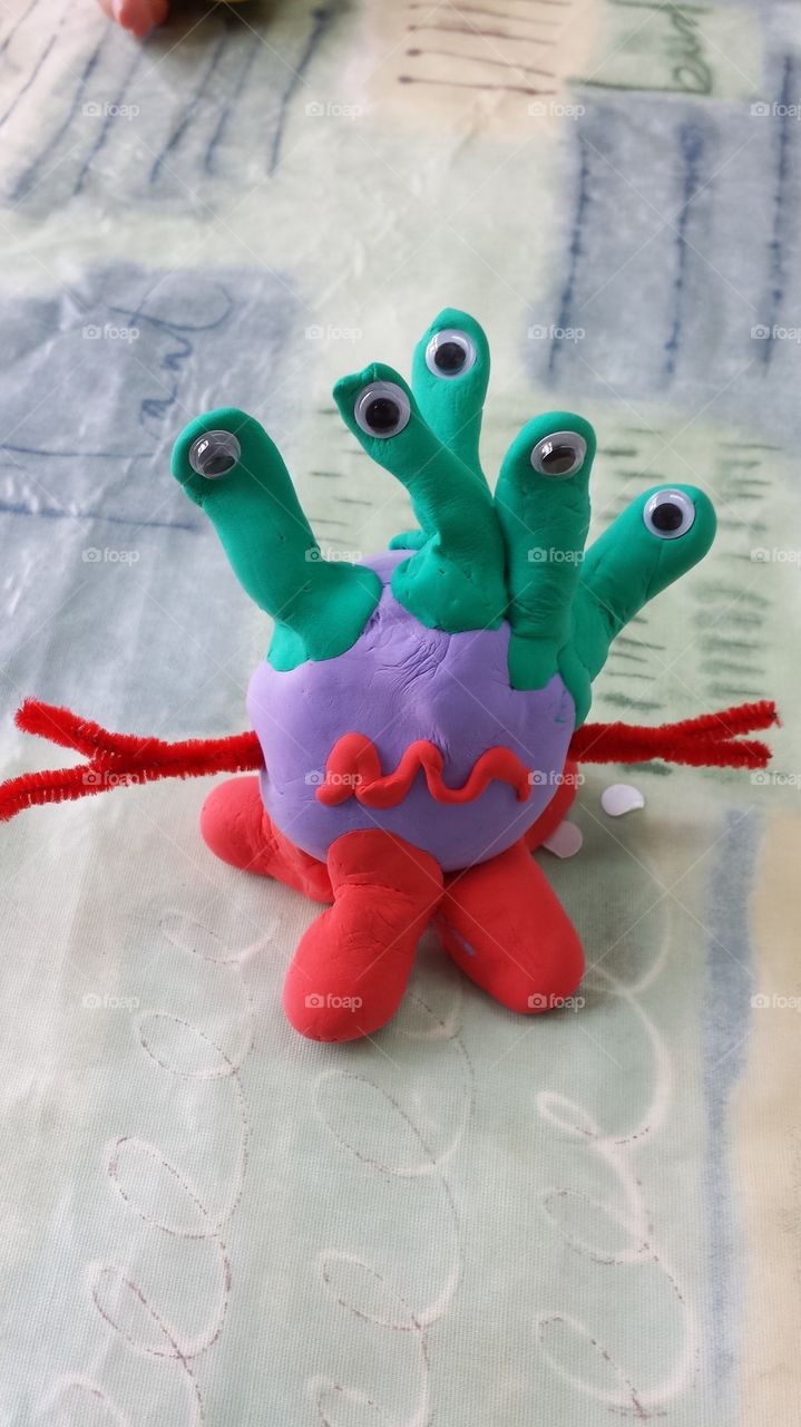 silk clay monster