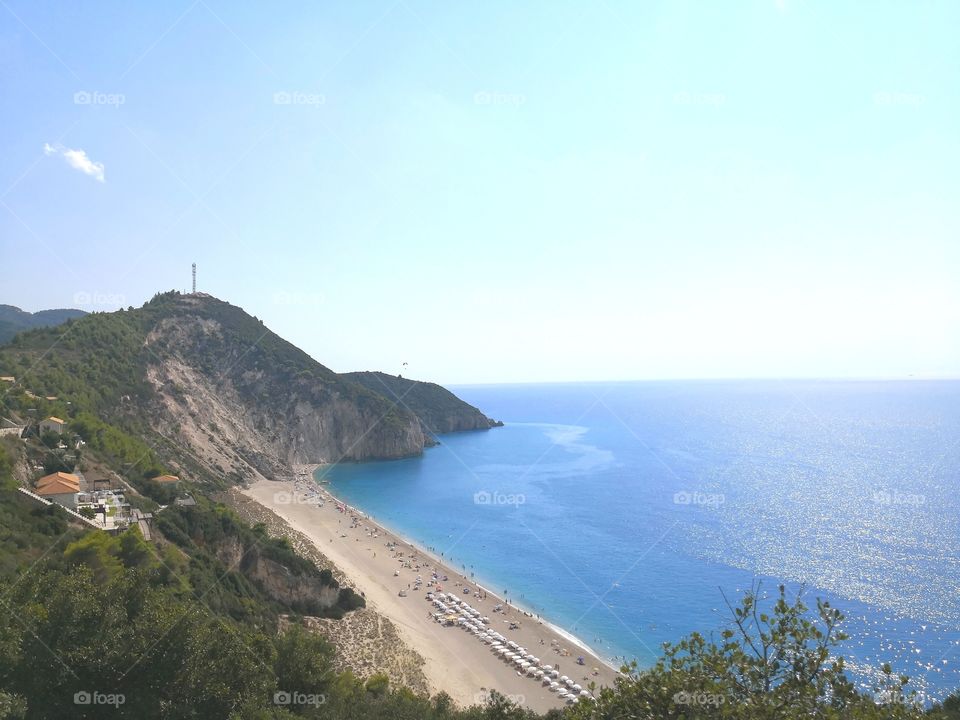 Milos Beach Lefkada Greece