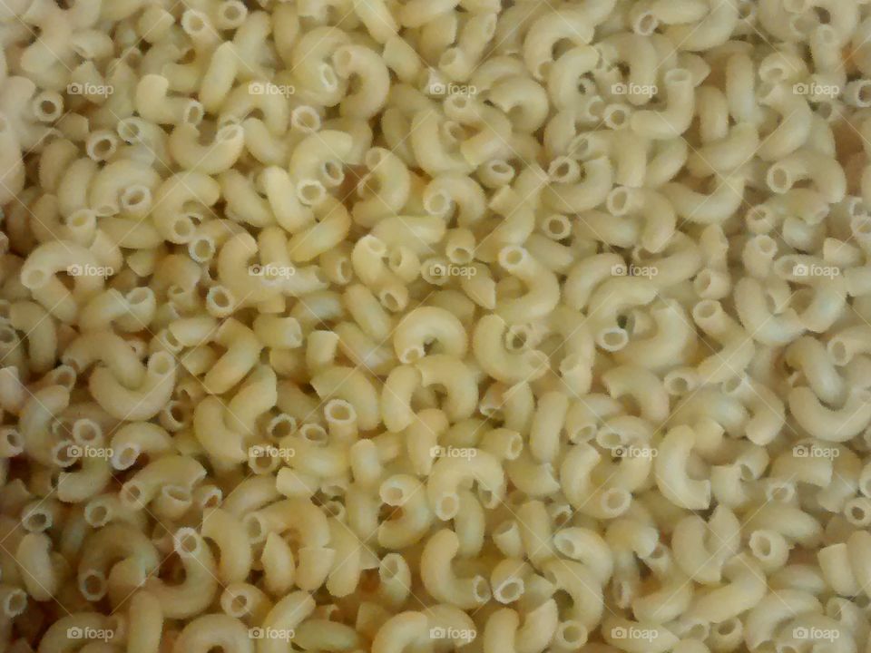 Closeup of Elbow Macaroni
