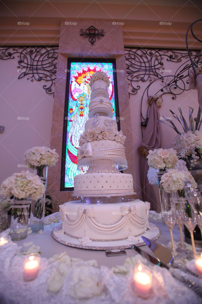 flowers cake wedding 6tiers by gtmagoo57