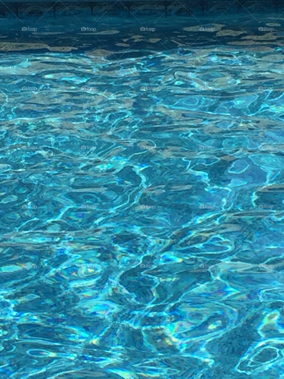 Swimming pool close up