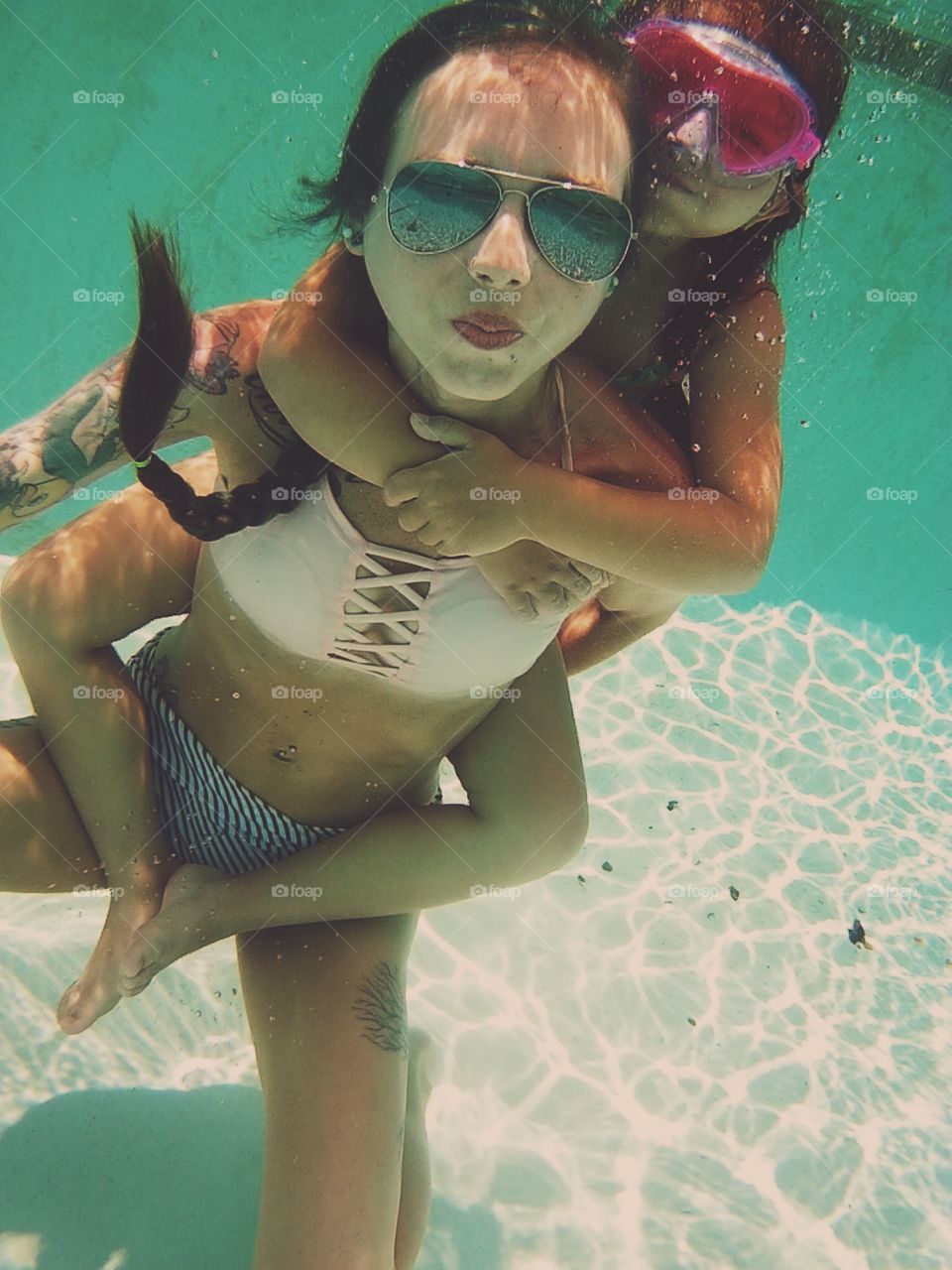 Swimming, Underwater, Water, Goggles, Dug Out Pool