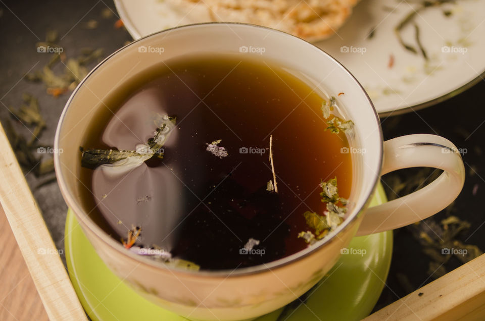 Herbal leaf tea