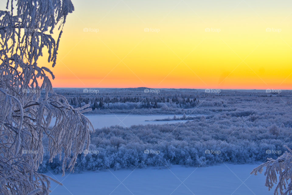 Winter, evening sunset, north, snow, frosty, tundra, ice, winter photo, photo, silence, Arctic, beauty, January, February, sun, walk,
