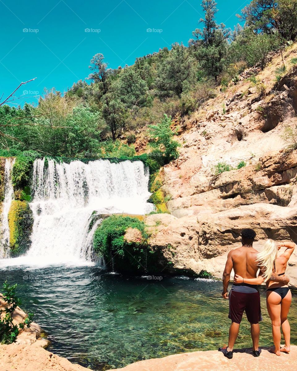 Fossil Creek Falls, Arizona - Beautiful Waterfall Paradise
