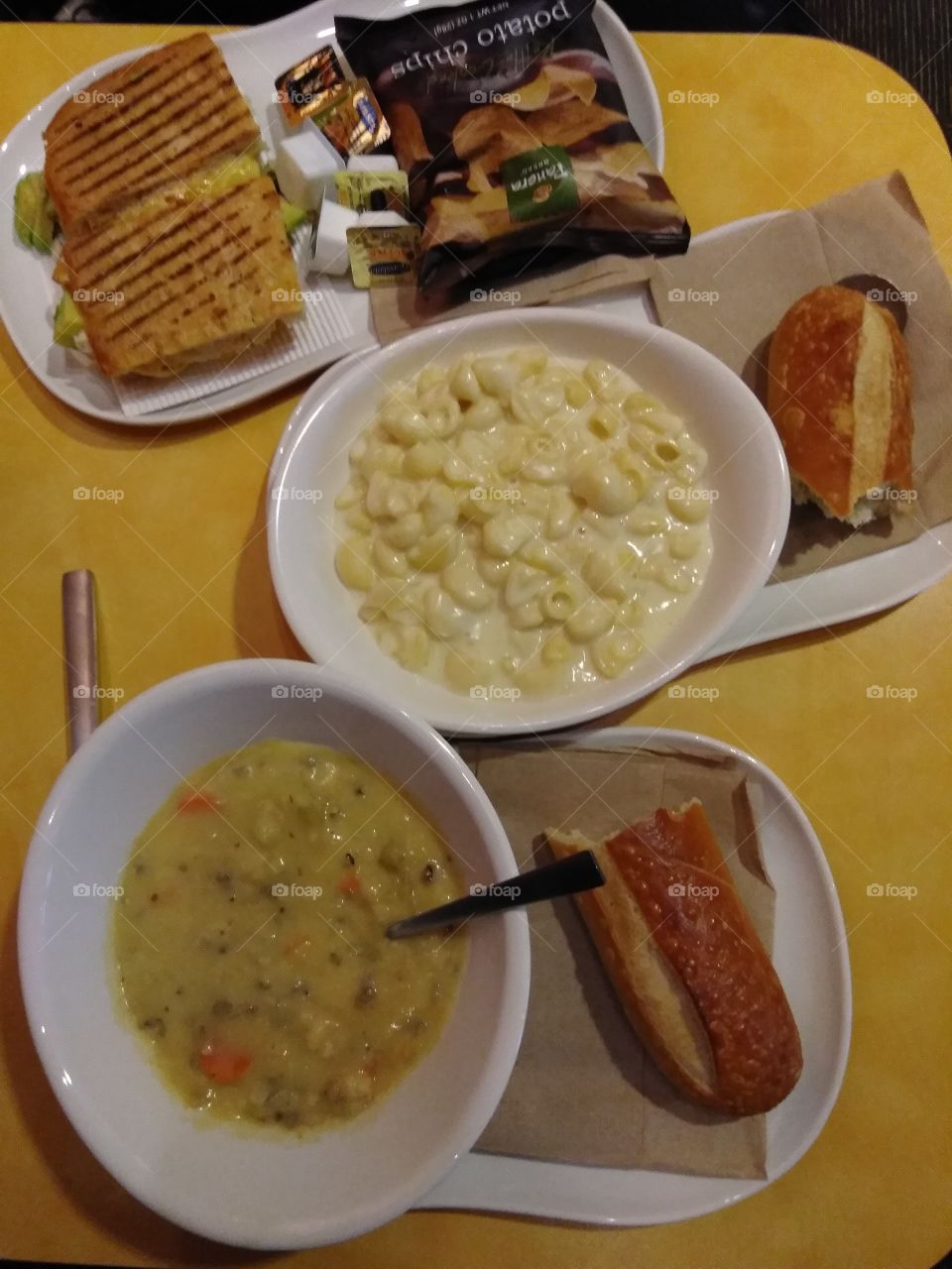 anniversary date at panera bread wild rice and chicken soup mac n cheese