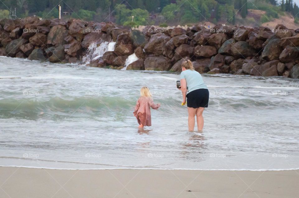 Mother Recording a Video