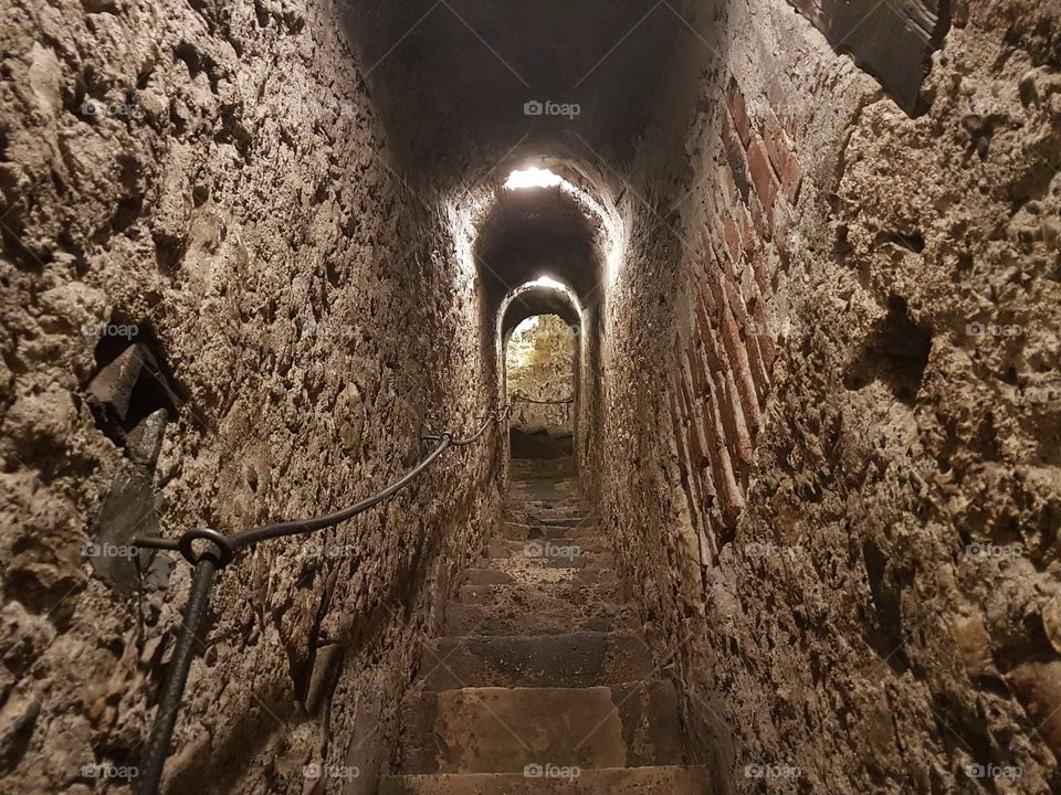 going down in the tunnel