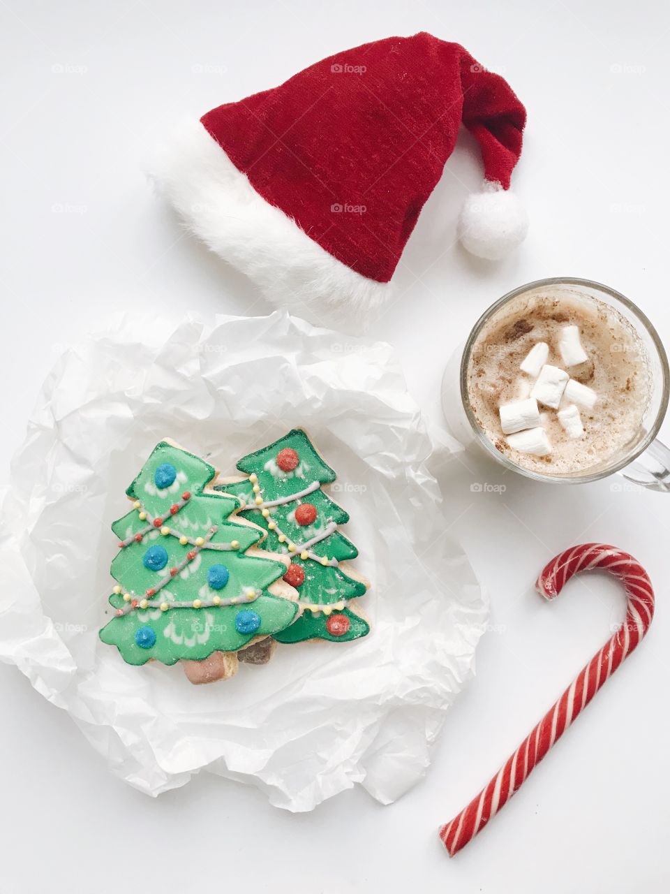 Prepping snacks for Santa 