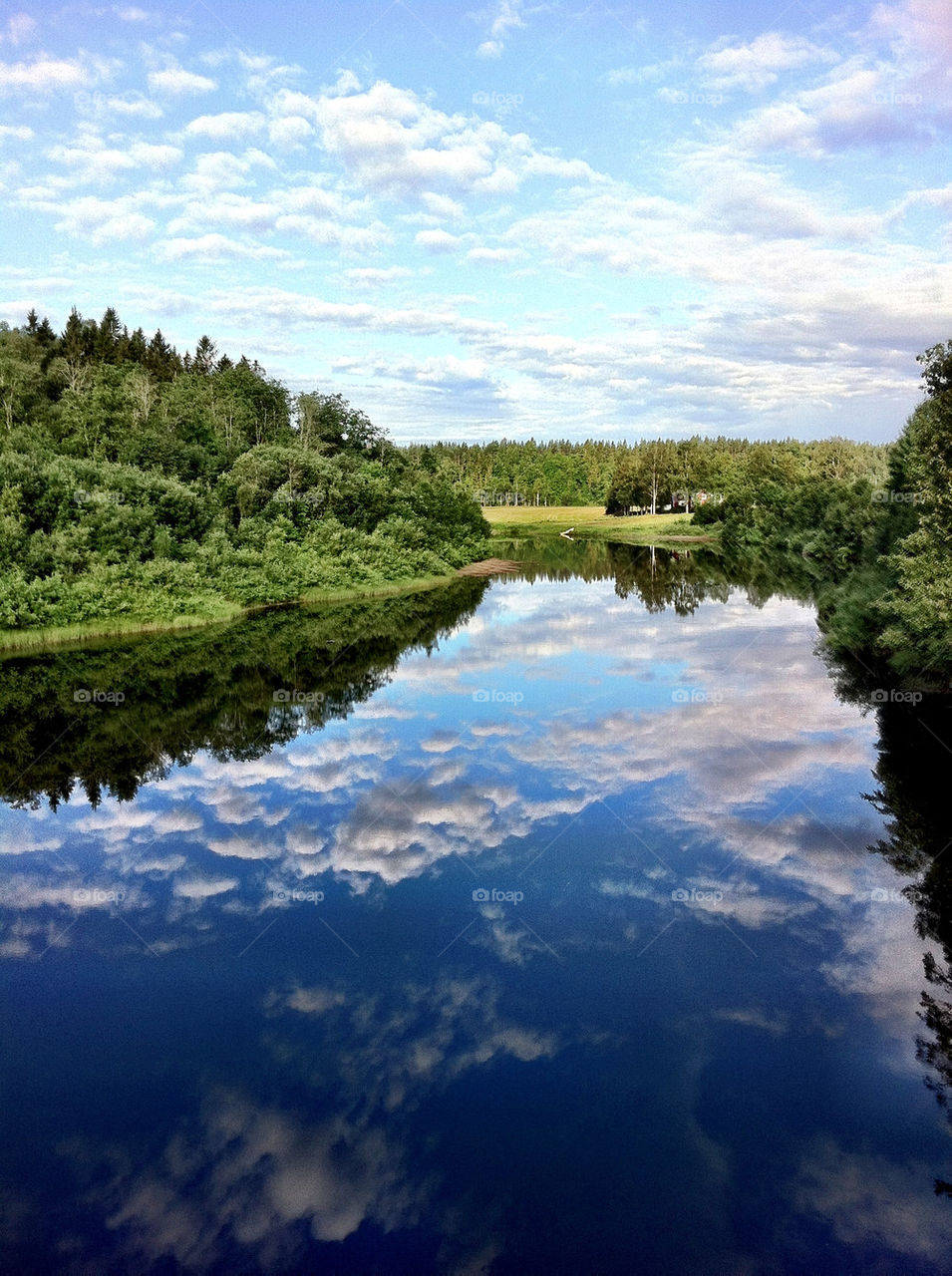 sommar natur moln spegelblankt by ka71