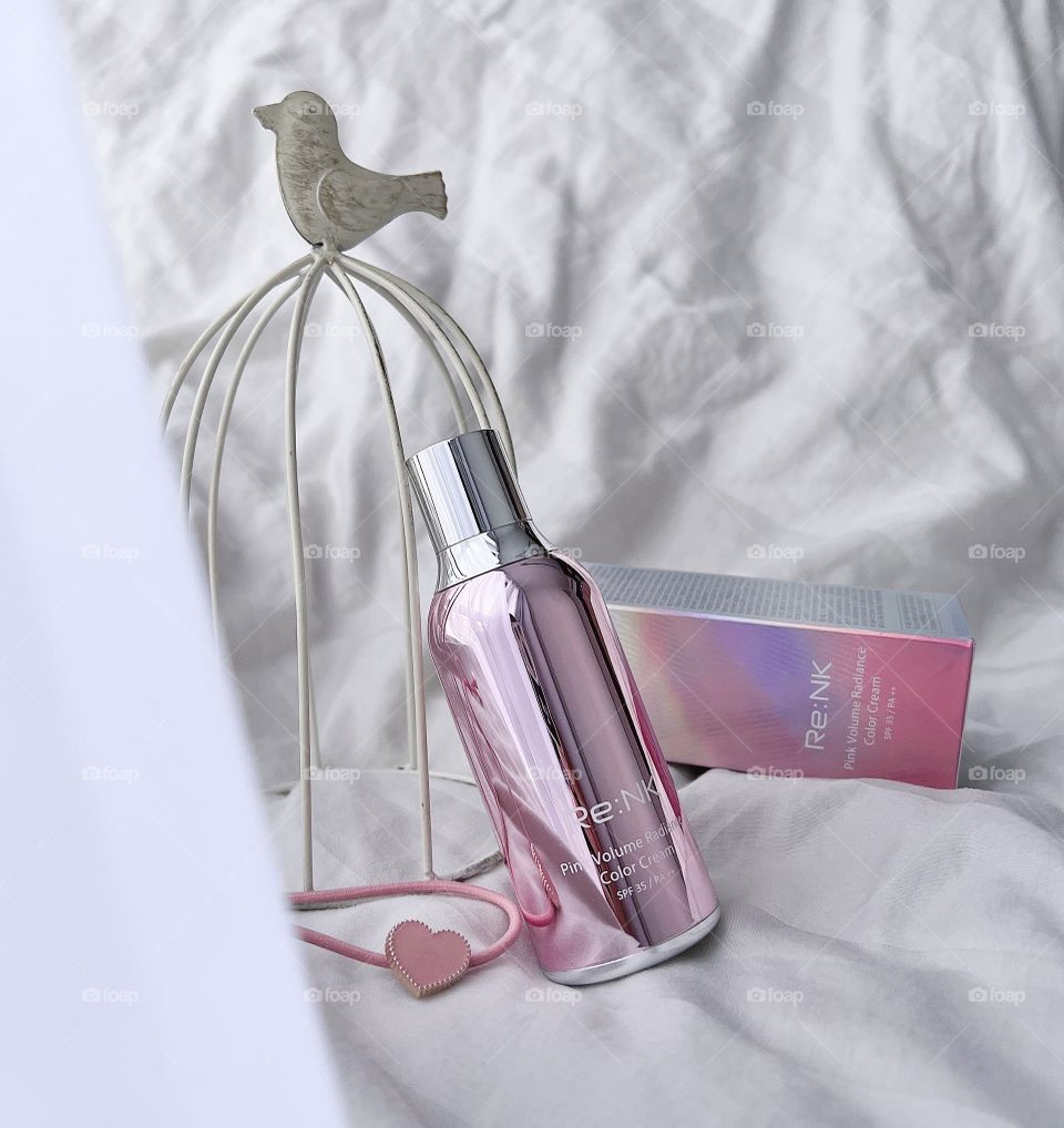 Re:NK pink radiance colour cream korean product 