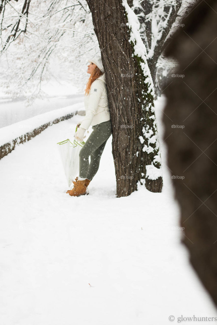 girl in white