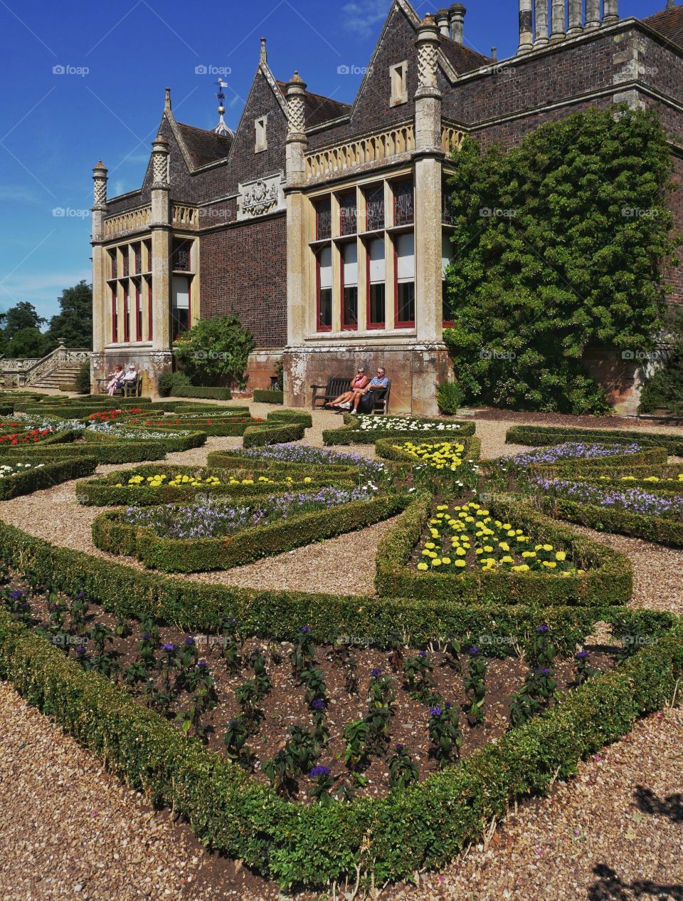 Stately home . English country house and stately home