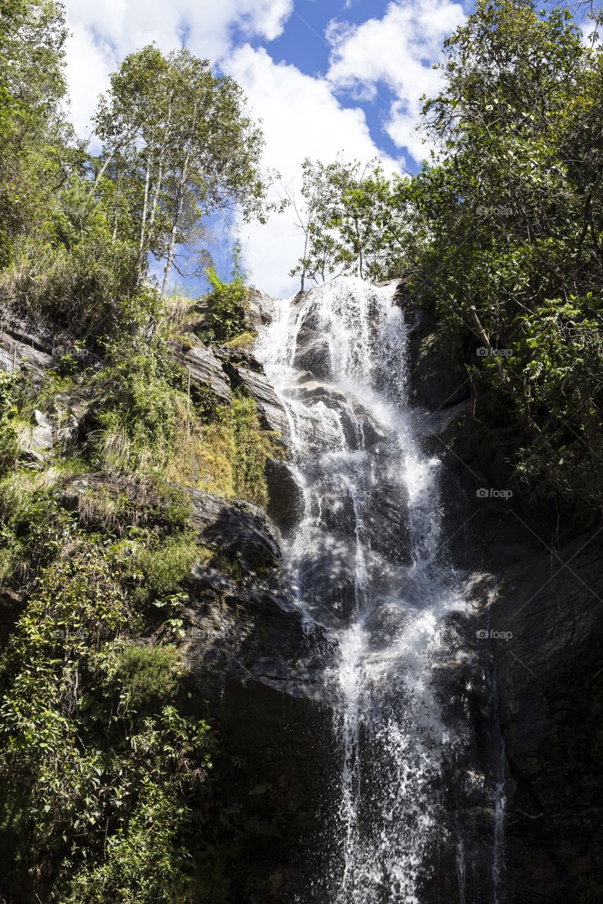 Waterfall. Waterfall at Chapada dos Veadeiros, near Brasilia, Brazil