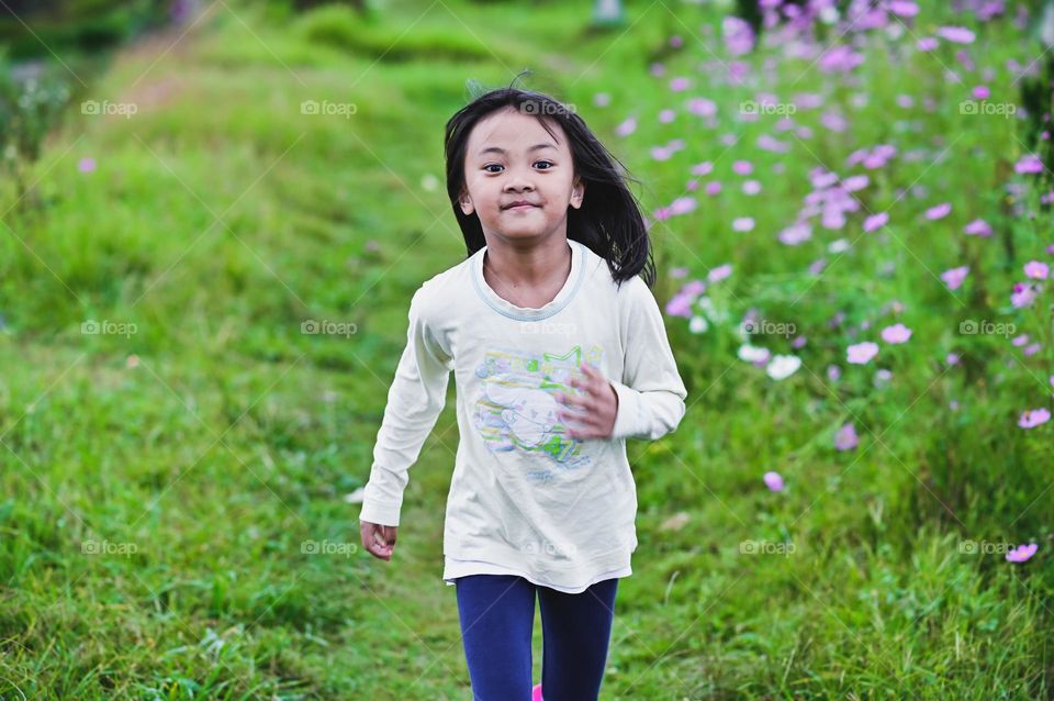 A regular jogging in the park