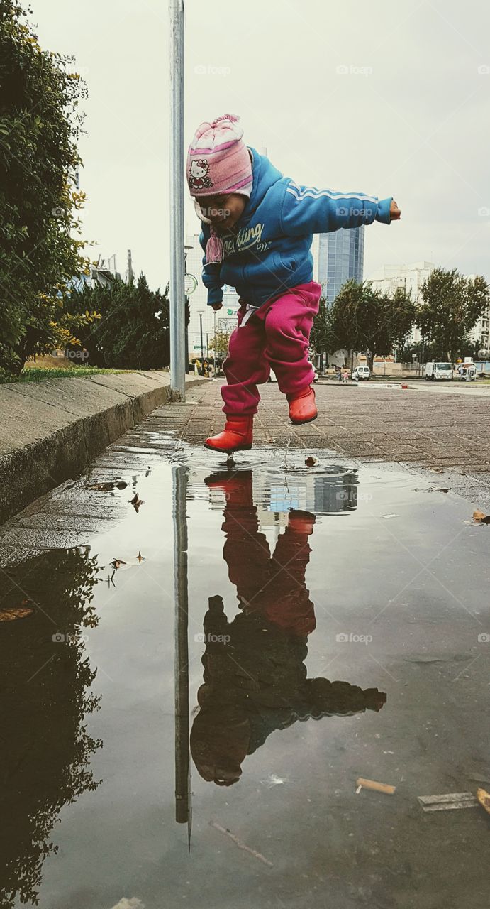 People, Water, Rain, Outdoors, Motion