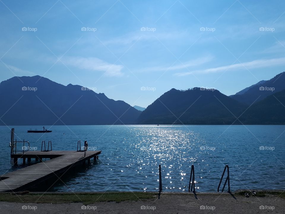 Sunshine on the lake