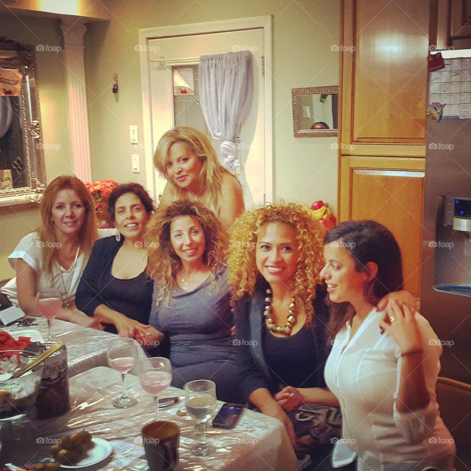 dinner with friends. fun time