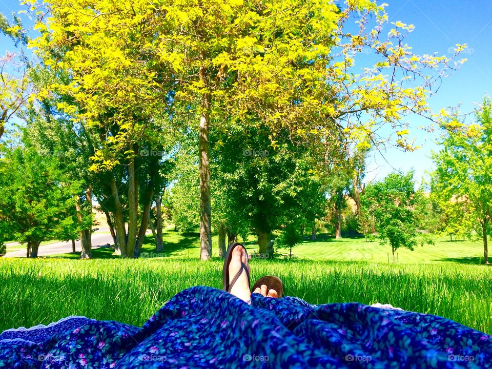 Relax in the G-Sax. Lazin' on a sunny afternoon at Hat Rock State Park.