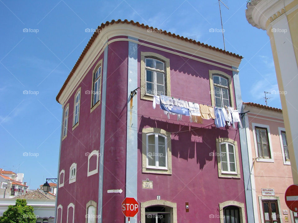 Colorful houses in Portugal