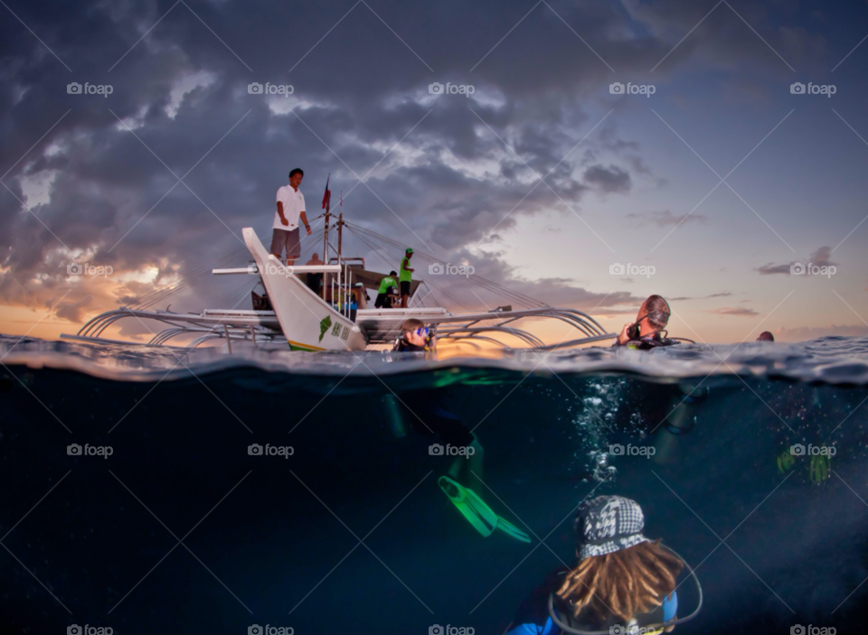 sunset philippines diving cebu by paulcowell