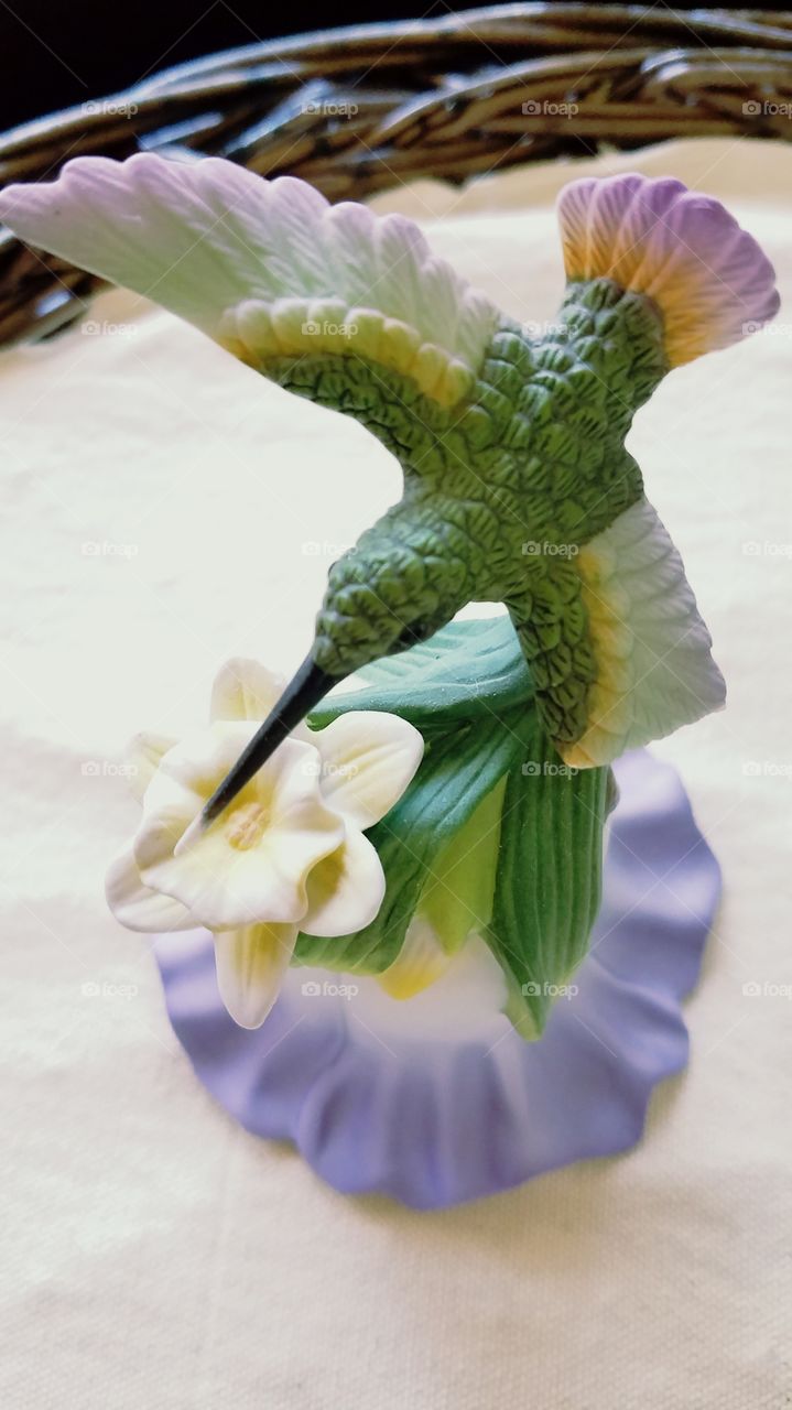 Hummingbird figurine