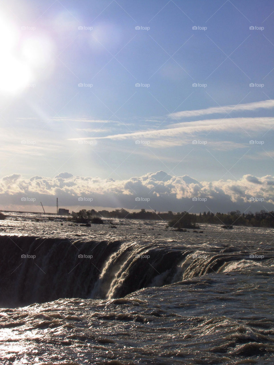 nature clouds sun waterfall by joyahappywalls