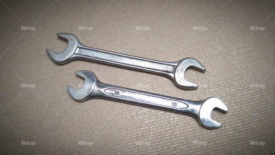 Wrench to repair a motor engine or something