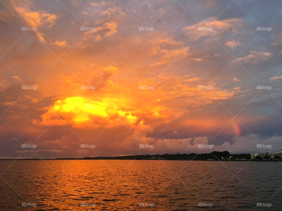 Sunset, Water, Dawn, Sun, Dusk