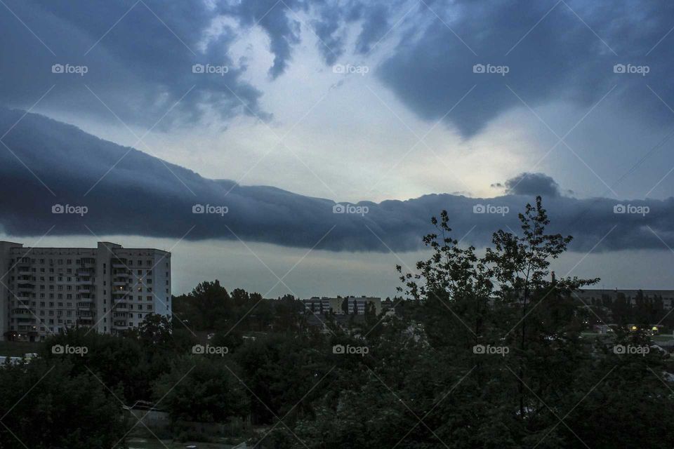 Storm clouds