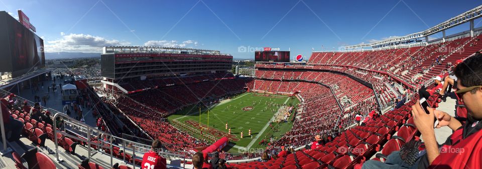 Niners game levis stadium