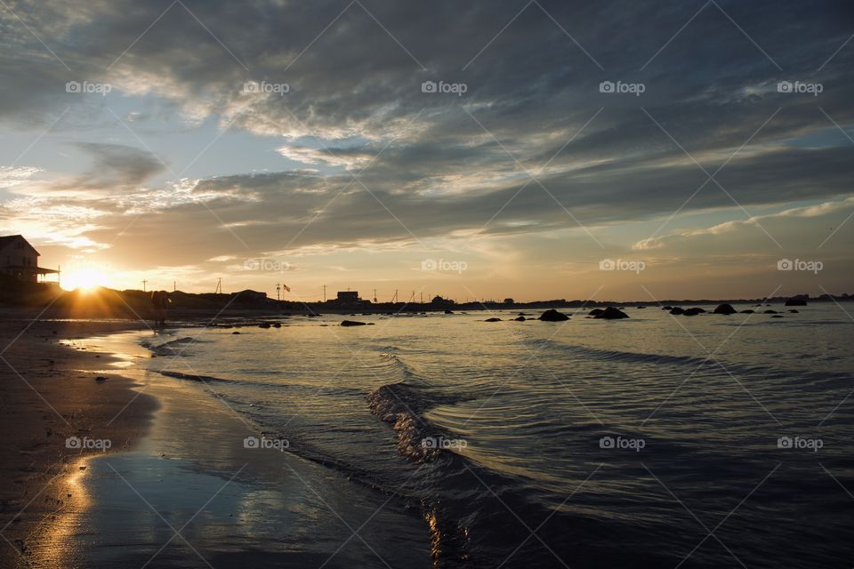 Sunset on Block Island 