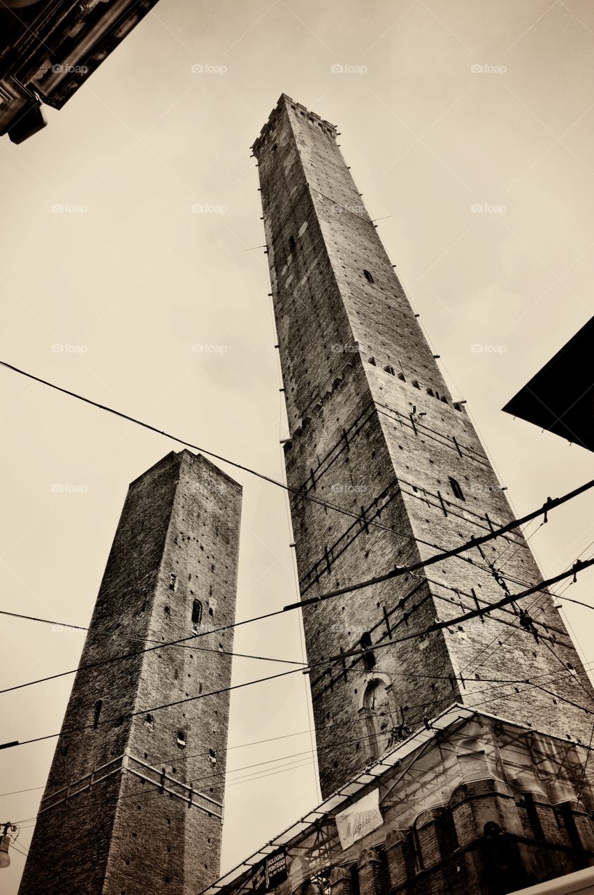 The Two Towers in Bologna, Italy