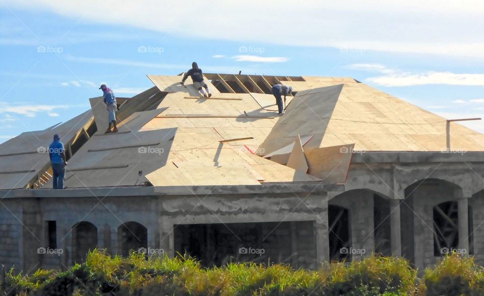 Stage Two Roofing In Progress