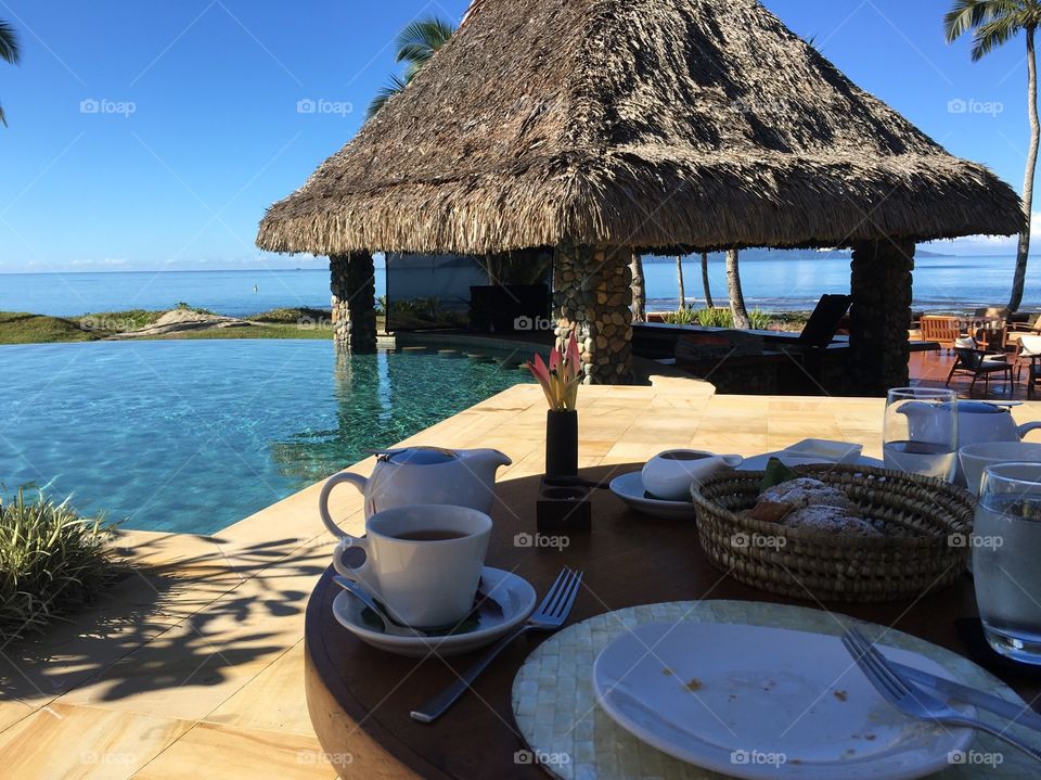 Poolside Breakfast @ Nanuku Auberge Resort
Pacific Harbour, Fiji 