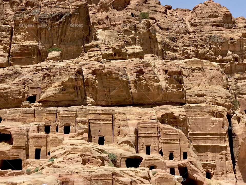 Ancient city. Petra. Jordan