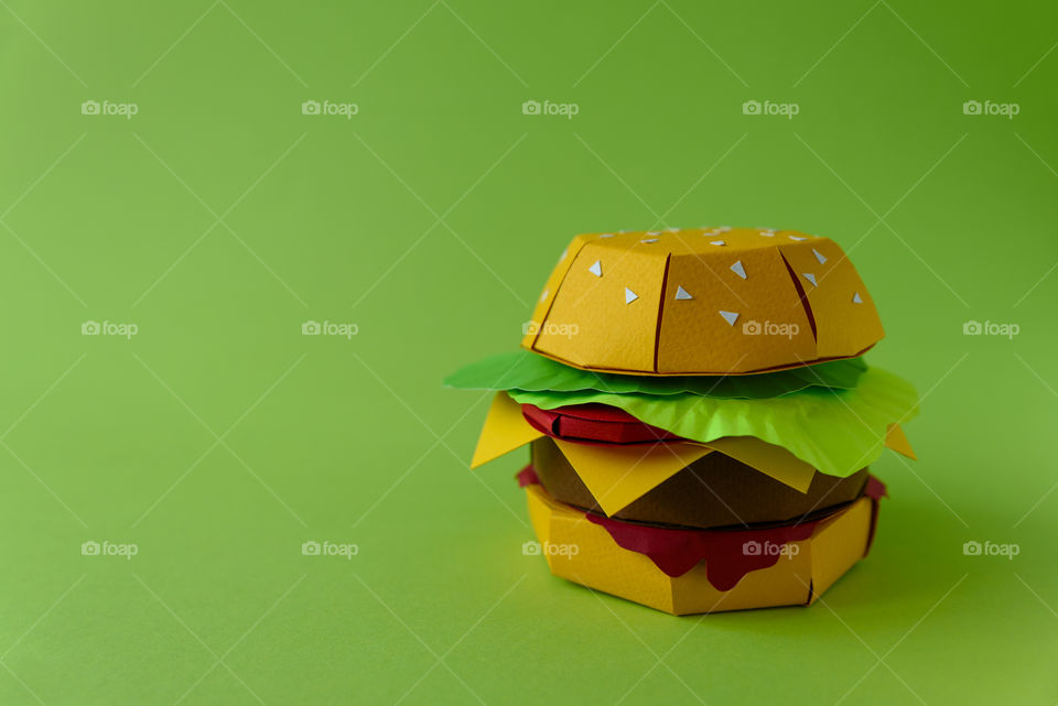 Paper burger