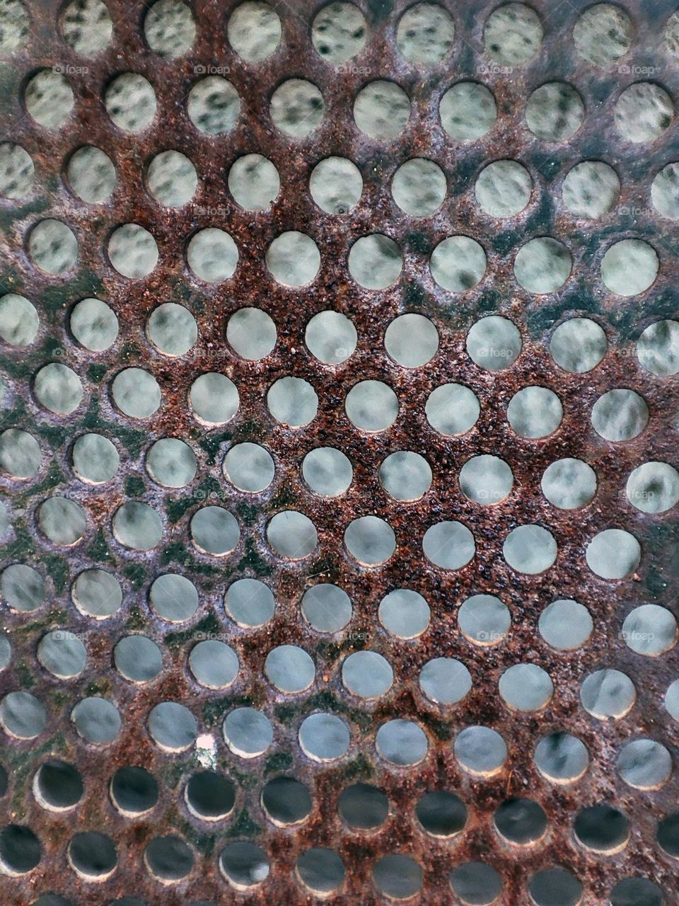 Macro photo of iron texture