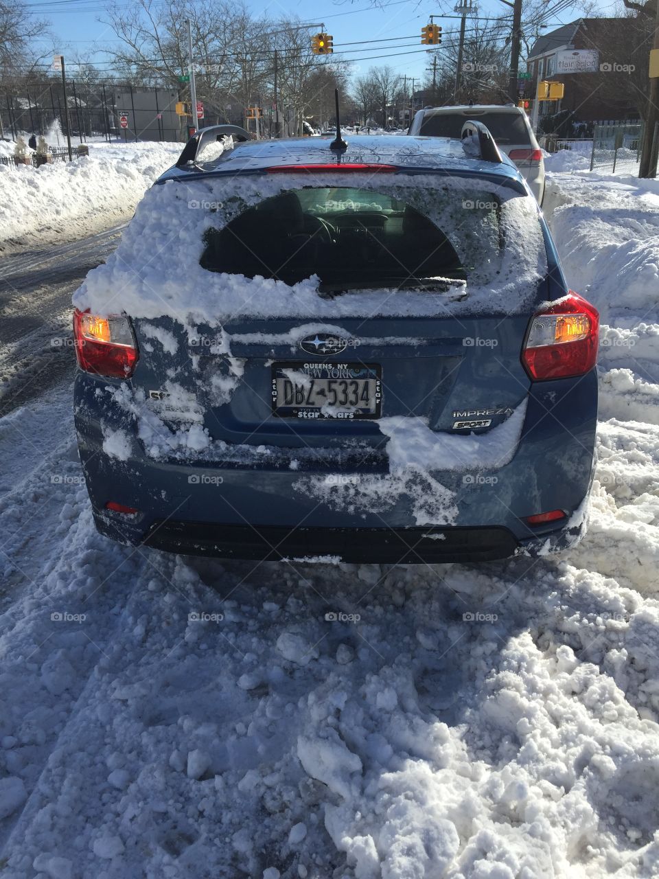 Subaru made it out of the snow no problem