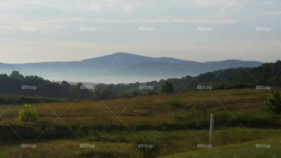 Shenandoah mountain. at the timeshare in August