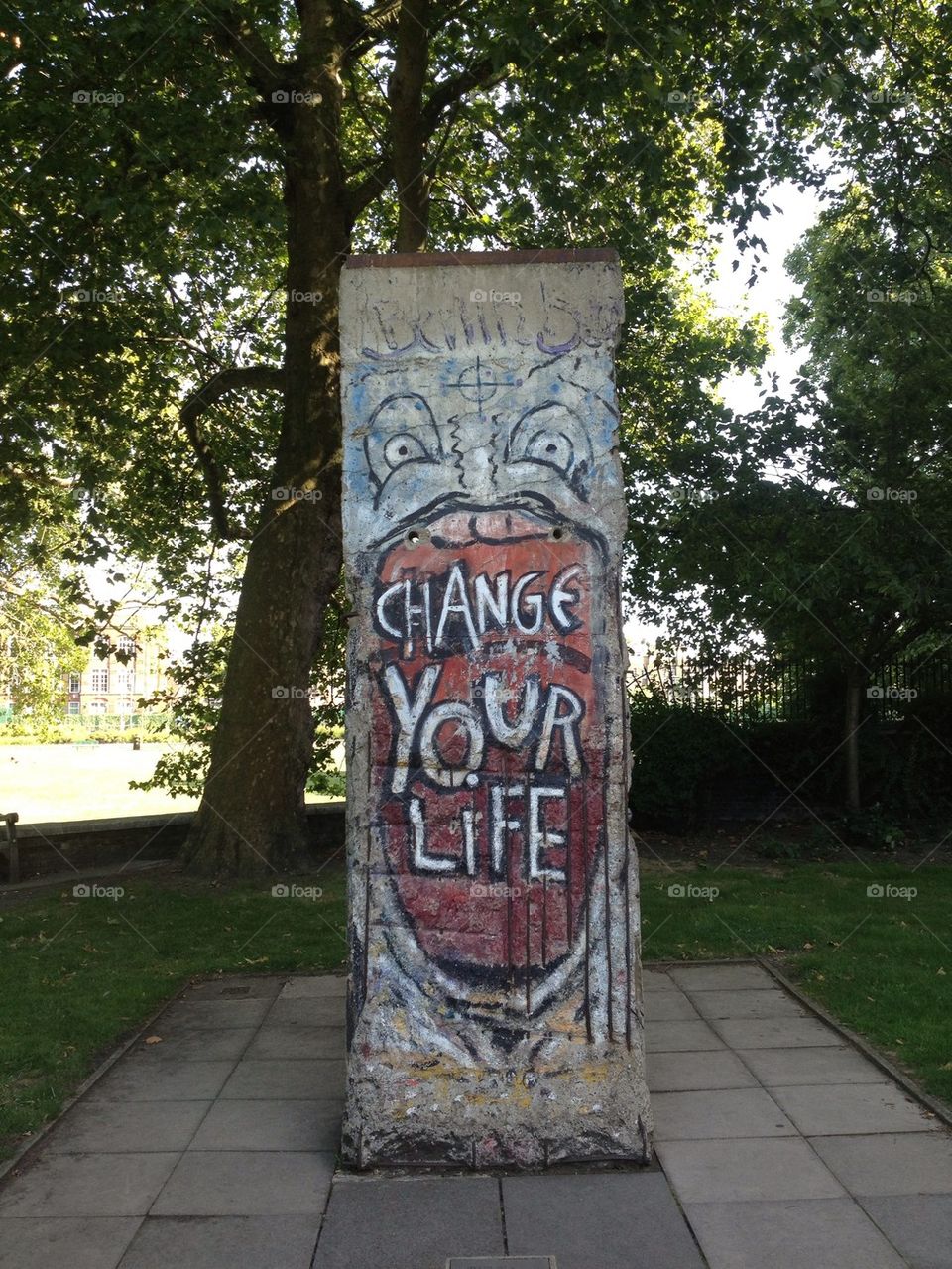 Berlin Wall fragment