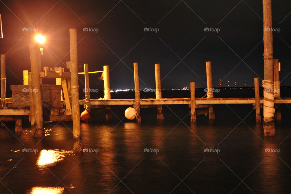 The pier at night