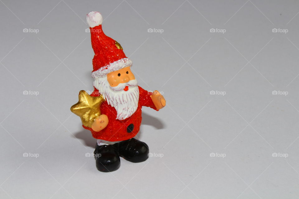 miniature toy Santa Claus