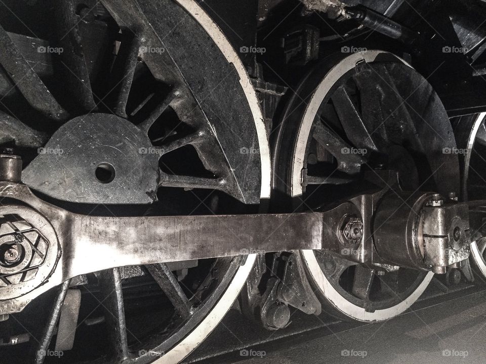 In a small town outside of New Orleans the train tracks run right thru the Main Street of town, right there next to the cars on the street. For fairs the old locomotive steams in to town for all to enjoy.