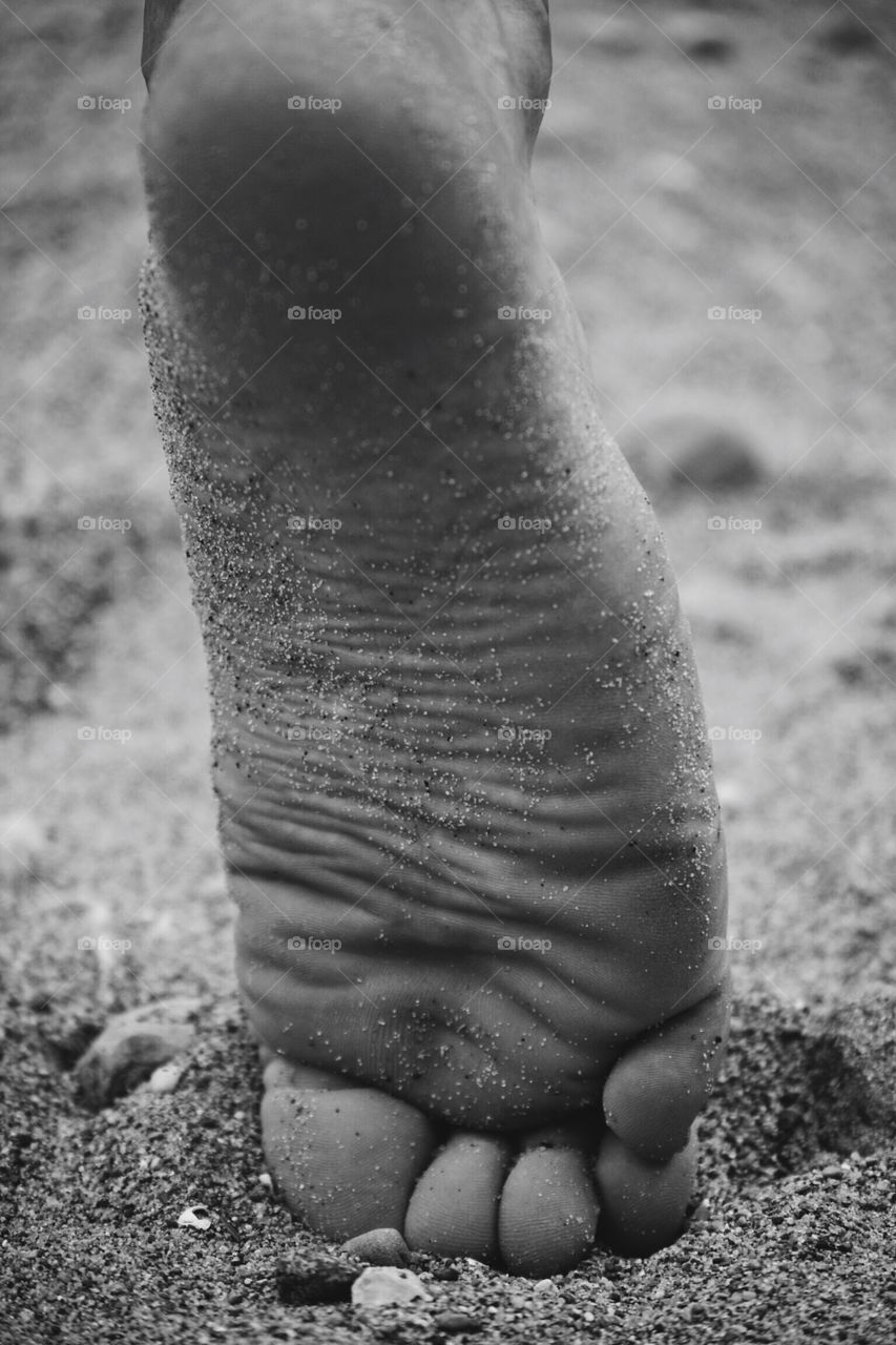 textured foot 