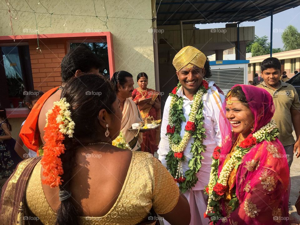 Portrait of a happy couple