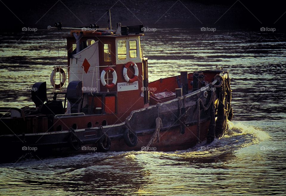 Tug. River Thames