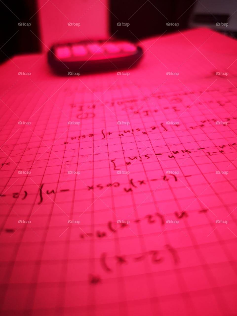 When you study math.